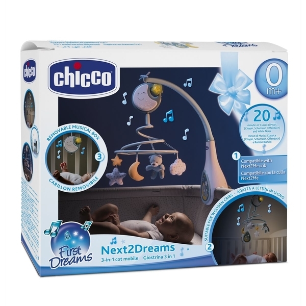 Іграшка на ліжечко Chicco Next2Dreams, блакитний (07627.20) - Pampik - 9
