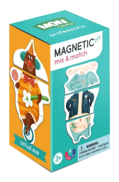 Магнитная игра DoDo Смешивай и совмещай, Профессии (200217) - Pampik