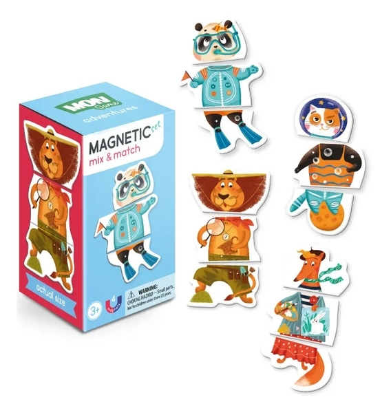 Магнитная игра DoDo Смешивай и совмещай, Приключения (200216) - Pampik - 2