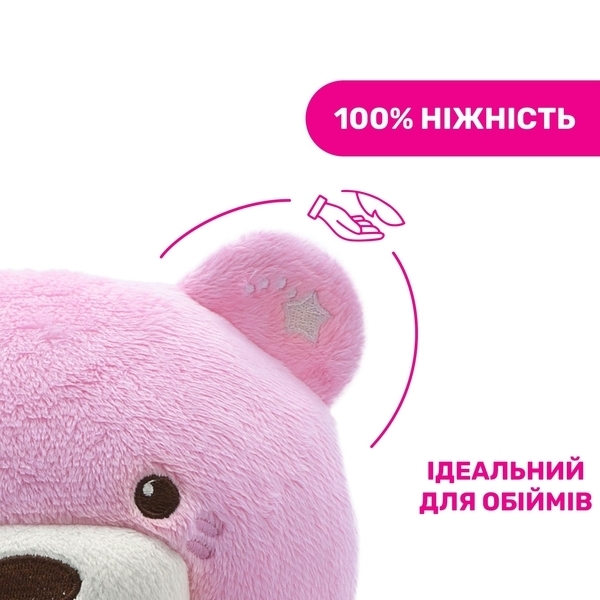 Іграшка музична Chicco Ведмежа з проектором, рожевий (08015.10) - Pampik - 7
