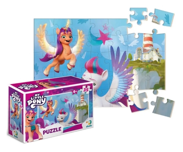 Пазл-міні DoDo My Little Pony Пригоди на маяку, 35 елементів (200382) - Pampik - 2