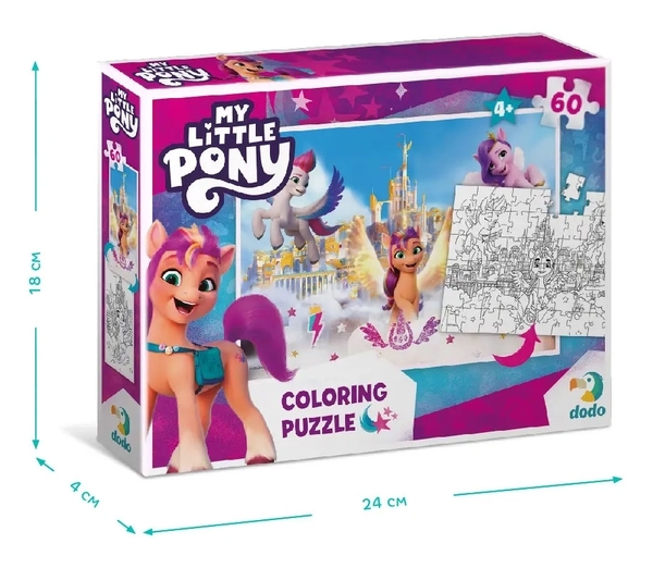 Пазлы 2 в 1 Dodo My Little Pony, 60 элементов (200135) - Pampik - 2