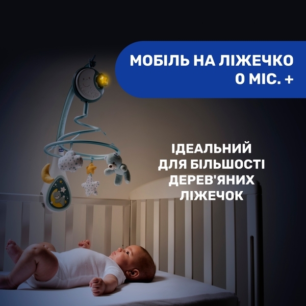 Іграшка на ліжечко Chicco Next2Dreams, блакитний (07627.20) - Pampik - 2