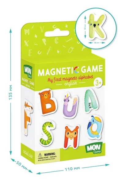 Магнитная игра DoDo Моя первая магнитная азбука на английском (200210) - Pampik - 2