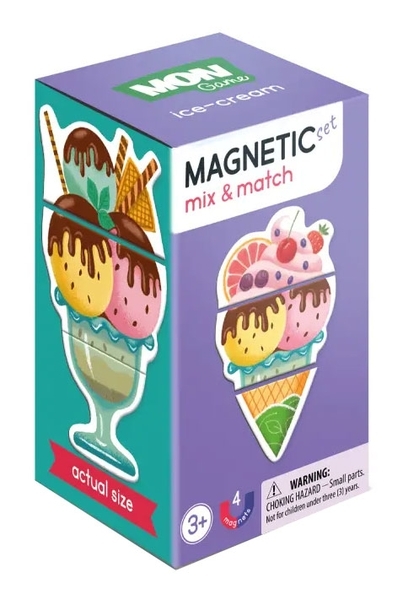 Магнитная игра DoDo Смешивай и сочетай, Мороженое (200219) - Pampik