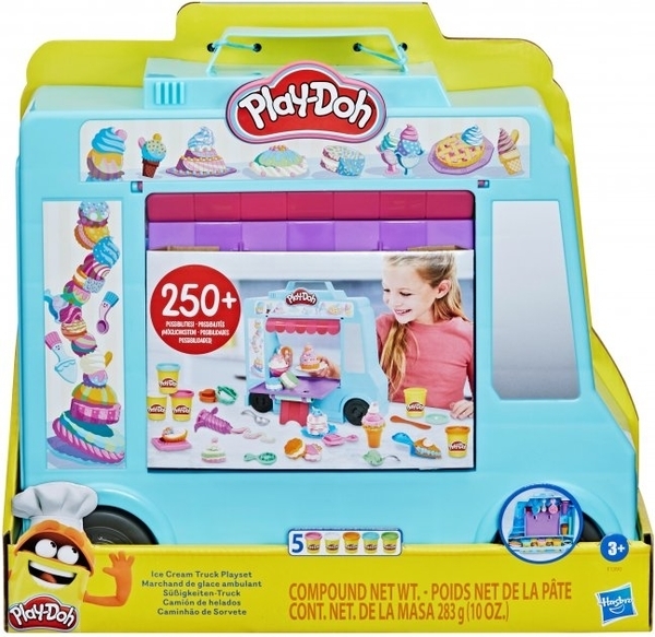 Ігровий набір Hasbro Play-Doh Вантажівка з морозивом (F1390) (5010993860203) - Pampik