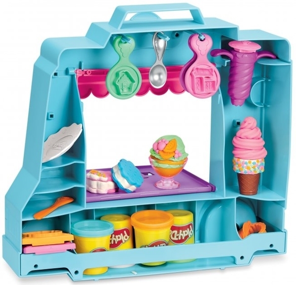 Ігровий набір Hasbro Play-Doh Вантажівка з морозивом (F1390) (5010993860203) - Pampik - 9