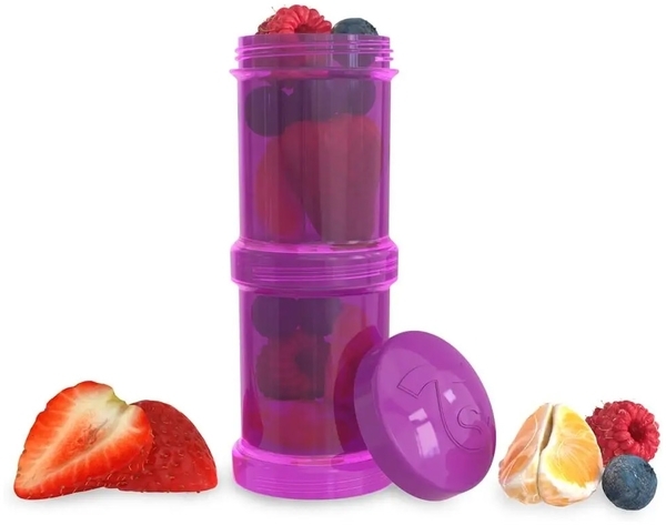 Контейнер для зберігання продуктів Twistshake, 100 мл, 2 шт., фіолетовий (78027) - Pampik - 2