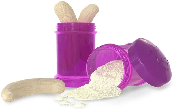 Контейнер для зберігання продуктів Twistshake, 100 мл, 2 шт., фіолетовий (78027) - Pampik - 3