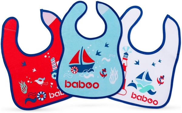 Набір котонових нагрудників Baboo Sea Life (90603) - Pampik - 3