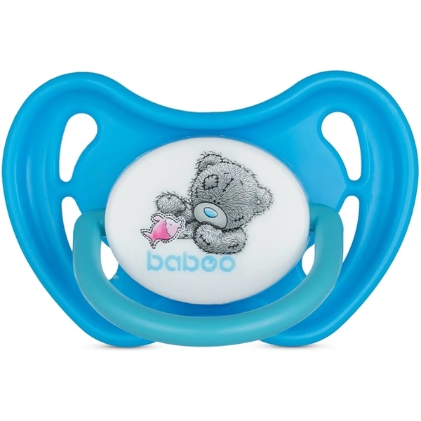 Пустышка силиконовая Baboo Me To You, 0+ месяцев, синий (90408) - Pampik
