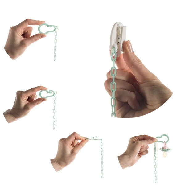 Цепочка для пустышки Baboo Flora, 0+ месяцев (90420) - Pampik - 4