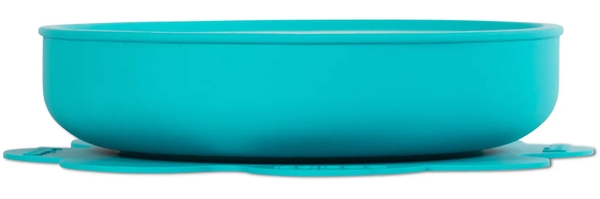 Тарелочка силиконовая Baboo, 6+ месяцев, голубой (90429) - Pampik - 3