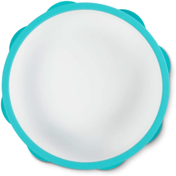 Тарелочка силиконовая Baboo, 6+ месяцев, голубой (90429) - Pampik - 2