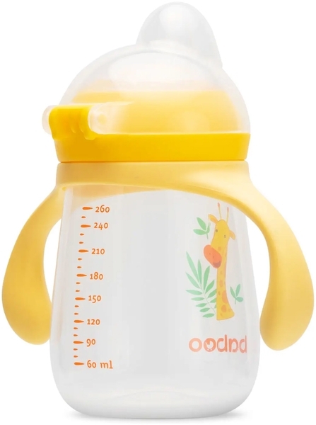 Чашка-непроливайка з силіконовим носиком Baboo Safari, 6+ місяців, 260 мл (90439) - Pampik - 4