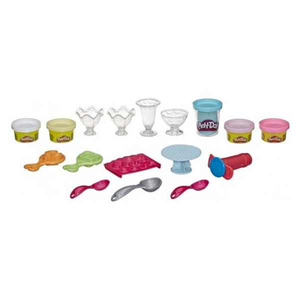Набор для творчества Hasbro Play-Doh Кухонные принадлежности Стаканчики мороженого (E7275) - Pampik - 2
