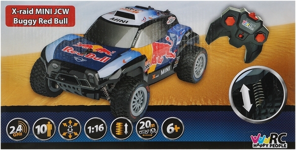 Машина на радіокеруванні Happy People Red Bull X-Raid Mini JCW Buggy, 2.4 ГГц (H30045) - Pampik - 3