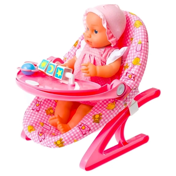 Пупс м'який Lotus Onda, з люлькою-гойдалкою, 38 см (15450/1) - Pampik