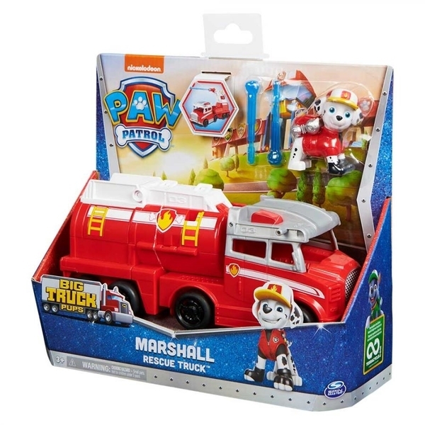 Цуценячий патруль Spin Master Великий рятувальний автомобіль-трансформер з водієм Маршал (Великі вантажівки) - Pampik - 6