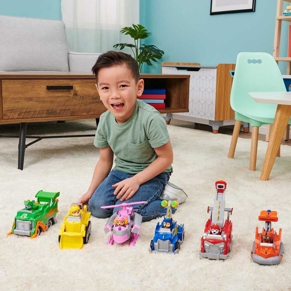 Щенячий патруль Spin Master Спасательный автомобиль де-люкс с водителем Маршал (серия Рыцари) - Pampik - 9