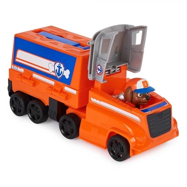 Цуценячий патруль Spin Master Великий рятувальний автомобіль-трансформер з водієм Зума (Великі вантажівки) - Pampik - 3