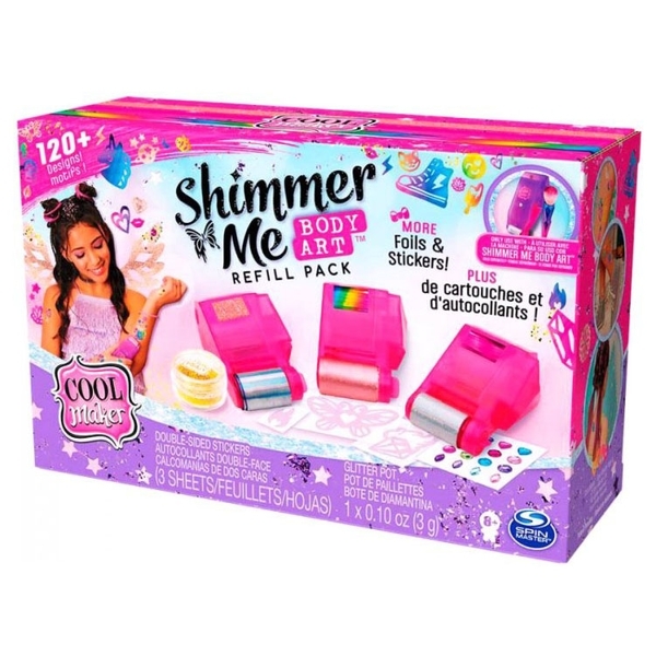 Додатковий набір для боді-арту Spin Master Cool Maker Shimmer Me (SM37559) - Pampik - 3
