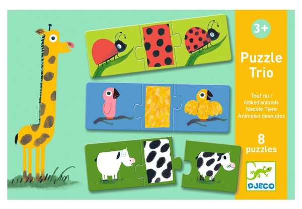 Трио-пазл Djeco Одень животное (DJ08186) - Pampik