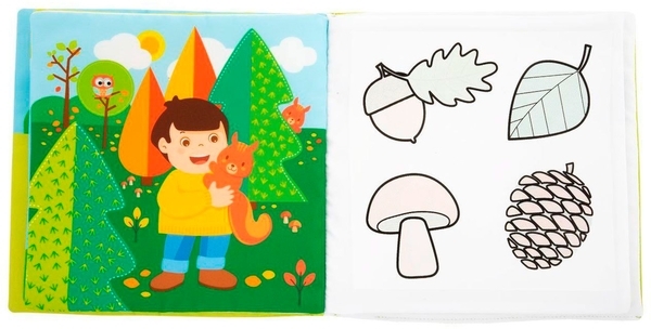 Игрушка-книжка Chicco Времена года - Pampik - 5