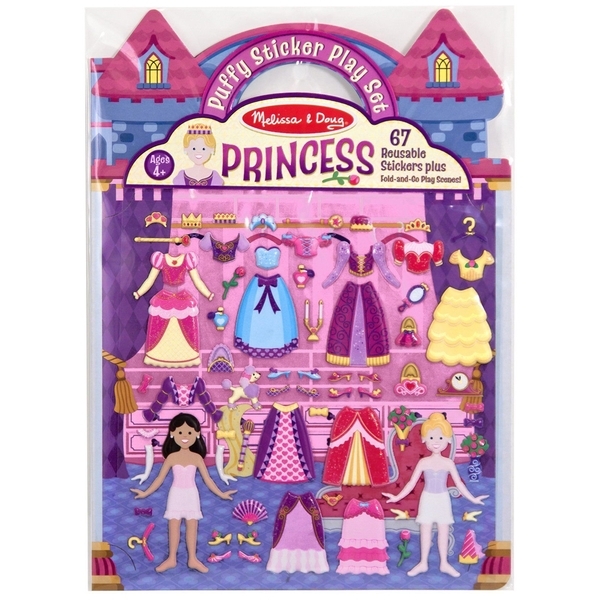 Набір багаторазових наклейок Melissa&Doug Принцеси, 76 шт. (MD9100) - Pampik