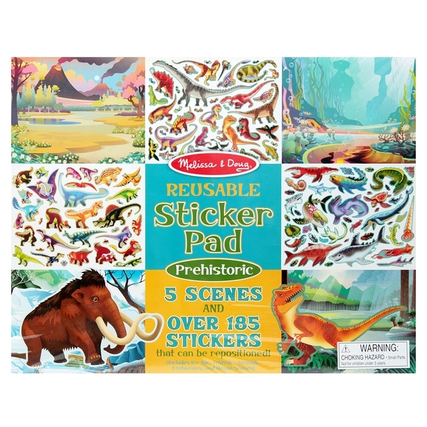 Набір багаторазових наклейок Melissa&Doug Доісторичний світ (MD9341) - Pampik