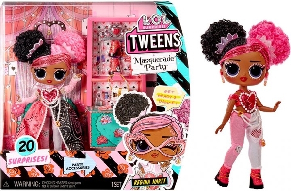 Игровой набор с куклой L.O.L. Surprise! Tweens Masquerade Party Регина Хартт с аксессуарами (6900007303248) (584124) - Pampik