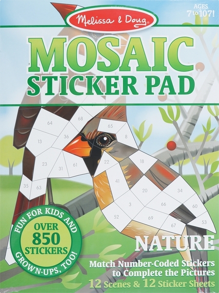 Мозаичные наклейки Melissa&Doug Природа (MD30162) - Pampik