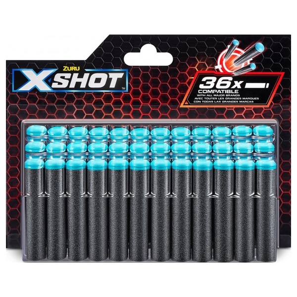 Набір патронів Zuru X-Shot Red, 36 патронів (3618R) - Pampik