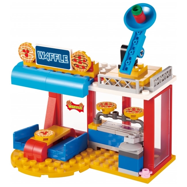 Конструктор Super Wings Small Blocks Buildable Vehicle Set грузовик и магазин (EU385008) - Pampik - 3