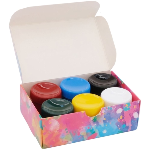 Краски гуашевые Школярик Genius, 6 цветов по 20 мл (301109001) - Pampik - 2