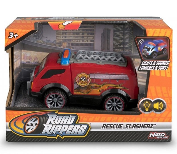 Машина Road Rippers Пожарные-спасатели, со светом и звуком, красная (20082) - Pampik - 2