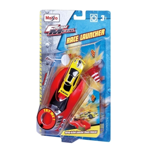 Игровой набор Maisto Fresh Metal Race Launcher пусковая установка+машинка (15151) - Pampik