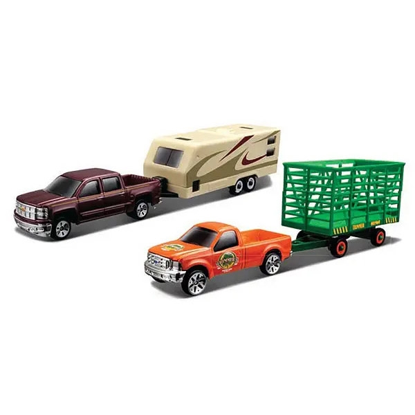 Игровой набор Maisto FM Heartland Haulers машинка + прицеп, в ассортименте, 1 шт. (12328) - Pampik - 5