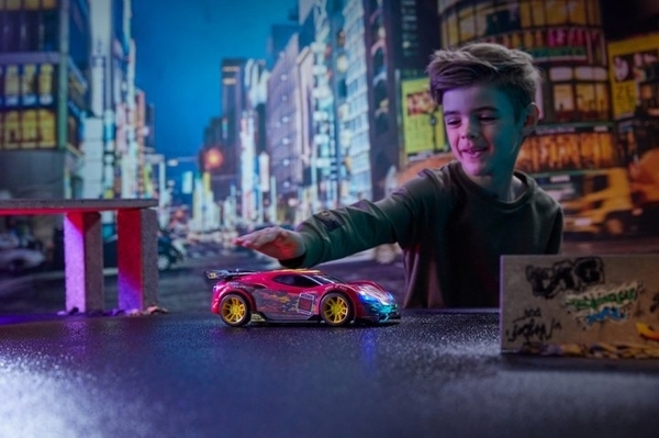 Машина Road Rippers Speed ​​Swipe - Digital Red со светом и звуком, красная (20122) - Pampik - 4