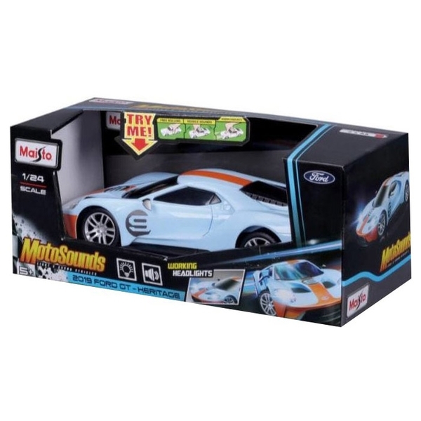 Автомодель Maisto Ford GT, масштаб 1:24 (81238 blue/orange) - Pampik - 2