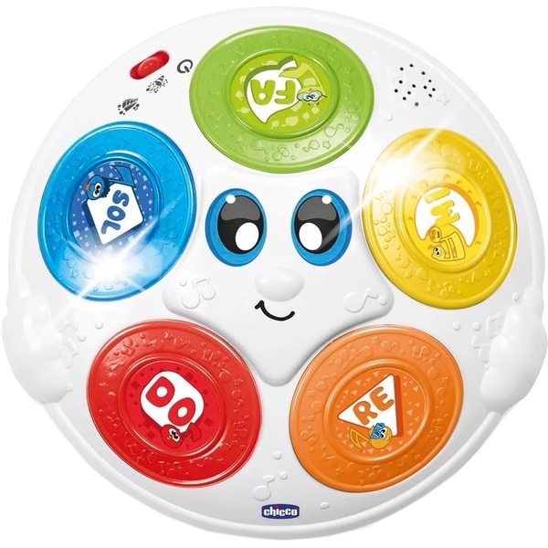 Музична іграшка Chicco Барабан Гаррі, білий - Pampik