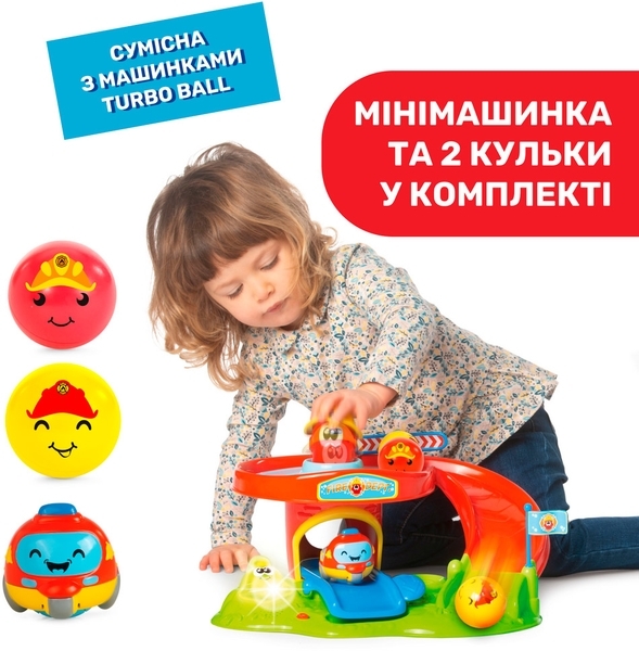 Ігровий центр Chicco Пожежна станція Turbo Ball - Pampik - 6