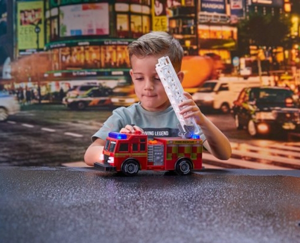 Машинка Road Rippers Rush & Rescue Пожарная служба-спасатели, со светом и звуком, красная (20242) - Pampik - 6