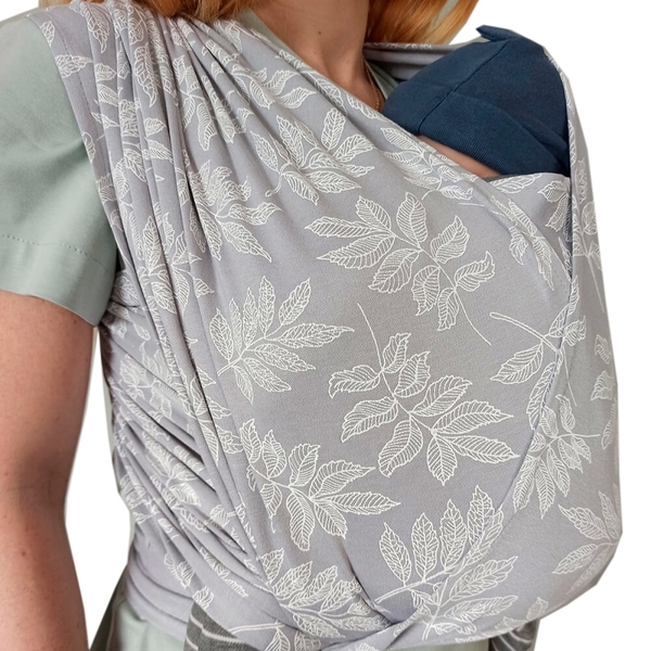 Слінг-шарф Love & Carry, Світанок, сірий (LC455) - Pampik