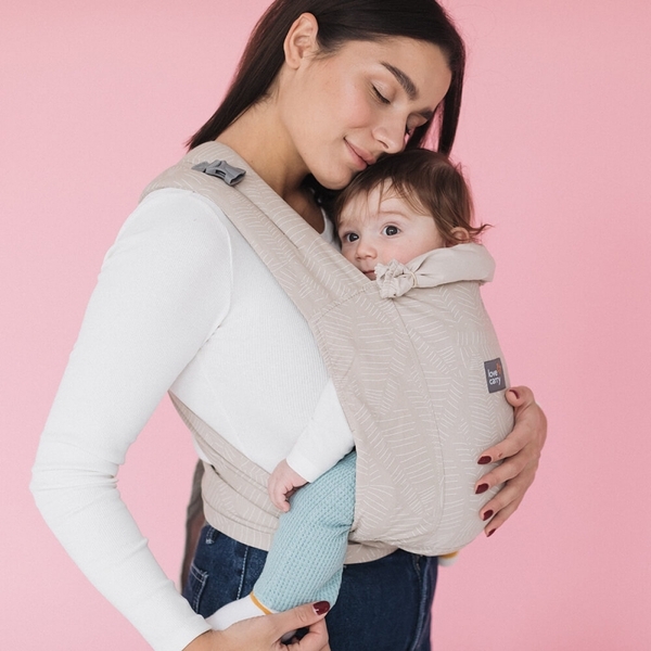 Травень - слінг Love & Carry, Тропіки, бежевий (LC362) - Pampik - 3