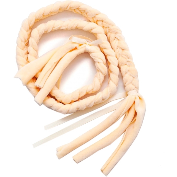 Декор кіска Twins Air, велюр, ecru, бежевий (7001-DK-202) - Pampik