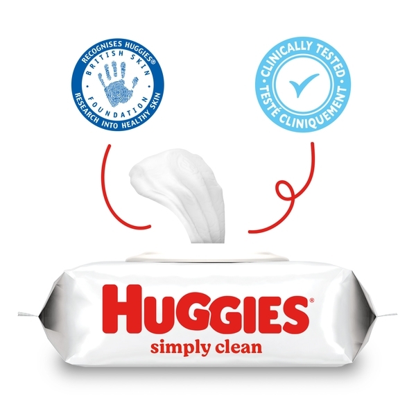 Вологі серветки Huggies Simply Clean, 72 шт. - Pampik - 3