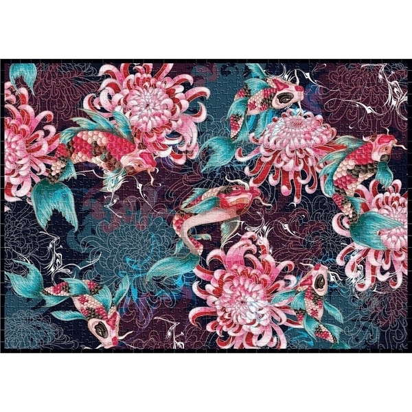 Пазли тришарові Interdruk Secret Garden 4, 48х67 см, 1000 елементів (326171) - Pampik - 3