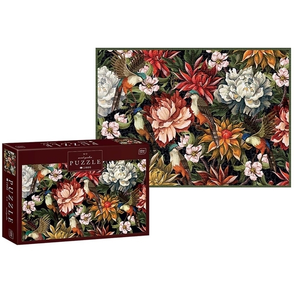 Пазли тришарові Interdruk Secret Garden 3, 48х67 см, 1000 елементів (326164) - Pampik - 2