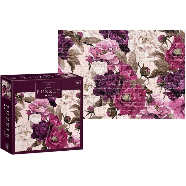 Пазли тришарові Interdruk Flovers 1, 33х46 см, 500 елементів (326027) - Pampik - 2